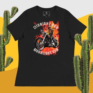 Ariki Brand Lady Biker Tee Shirts: Cut for Women, Featuring Bold Designs and Comfort Fit, Ideal for Women who love to Ride, Shop Now !!