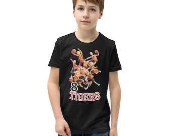 Youth Basketball T-Shirt, Ariki Design, Fun Colors