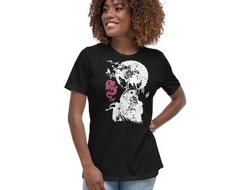 T-shirt in cotone dal taglio rilassato da donna Ariki Design: comfort quotidiano