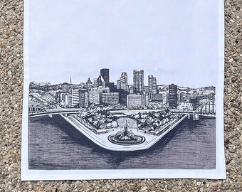 The Point | Pittsburgh | Towel by KLoRebel Art