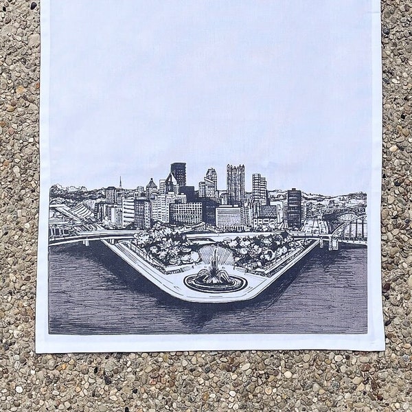 The Point | Pittsburgh | Towel by KLoRebel Art