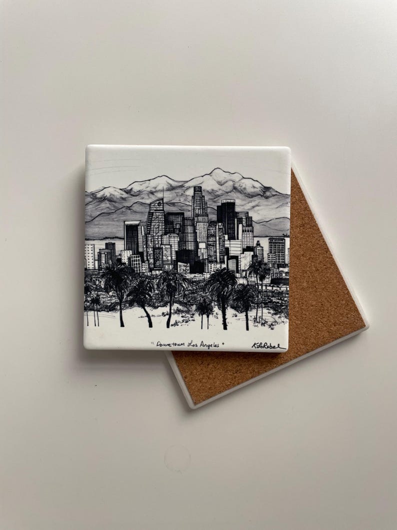 KLoRebel Los Angeles Downtown Skyline Coaster - Thumbnail 2