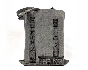 Heinz Stacks | Pittsburgh Tote | Pen and Ink Drawing by KLoRebel