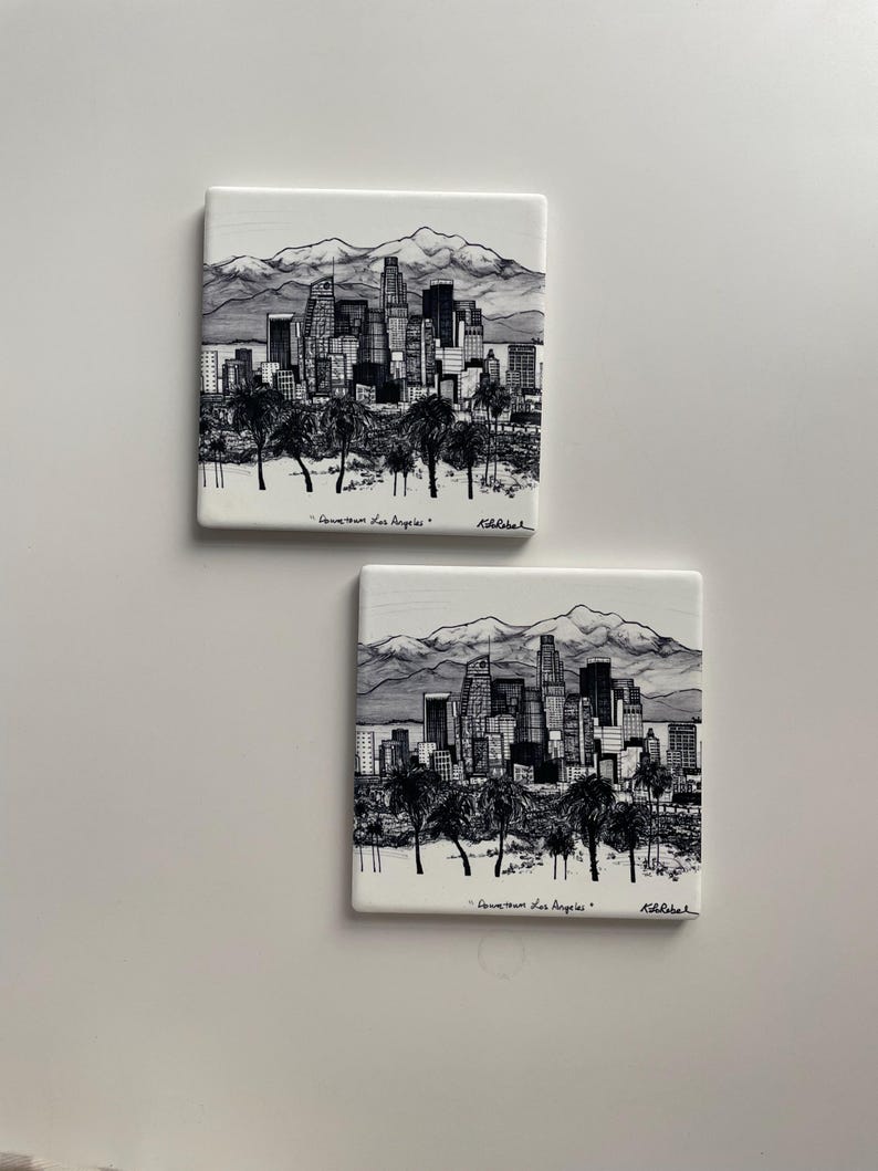 KLoRebel Los Angeles Downtown Skyline Coaster