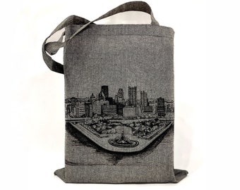 The Point | Pittsburgh Tote | Pen and Ink Drawing by KLoRebel