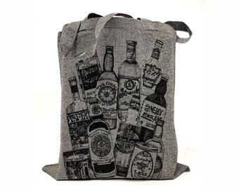 Pittsburgh Brews | Pittsburgh Tote | Pen and Ink Drawing by KLoRebel