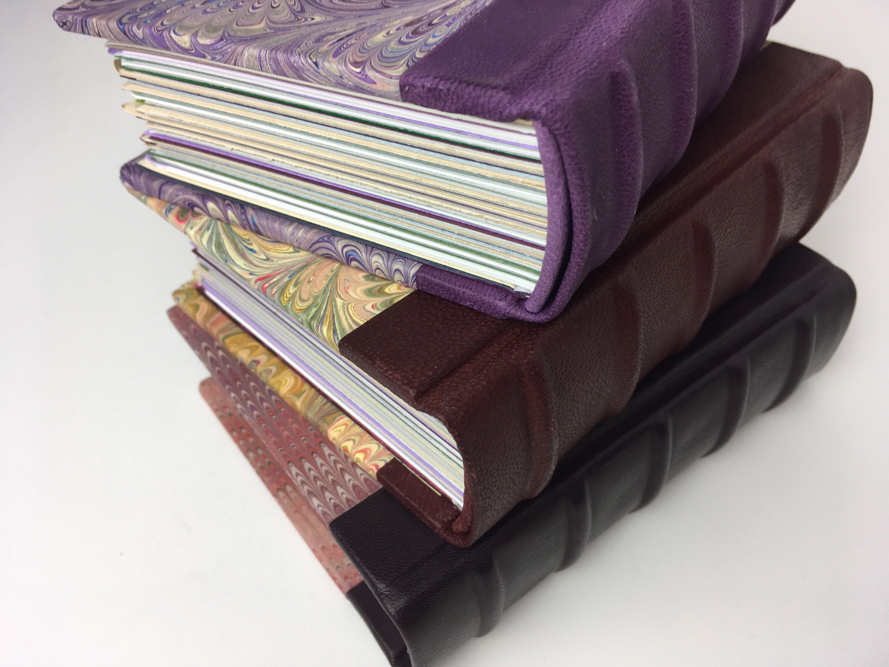 Purple Journals Box Set Set of 3 Small journals Heirloom Etsy