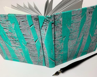 Aspen journal with block-printed cover