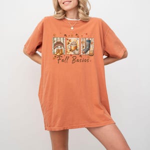Fall Basics Shirt, Cozy Fall Tee, Comfort Colors Shirt, Autumn Shirt, Pumpkin Spice Shirt, Casual Shirt, Seasonal Outfit, Cute Fall Gift