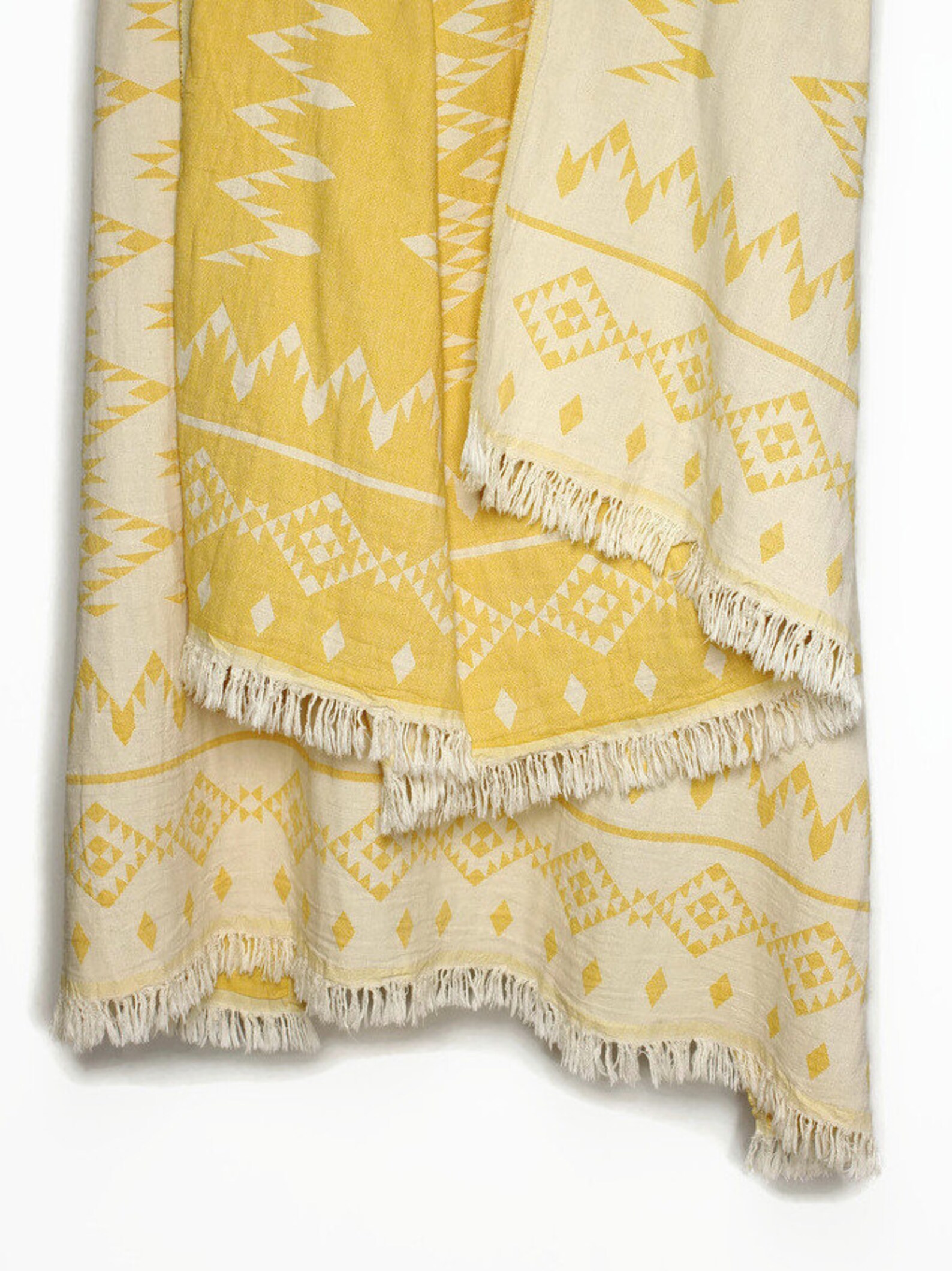 Yellow Throw Blanket/ Bohemian Picnic Blanket in Navajo Etsy