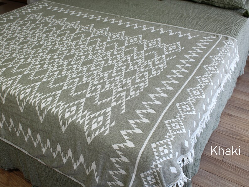 Navajo Throw Blanket Aztec Picnic Blanket Bohemian Throw Etsy