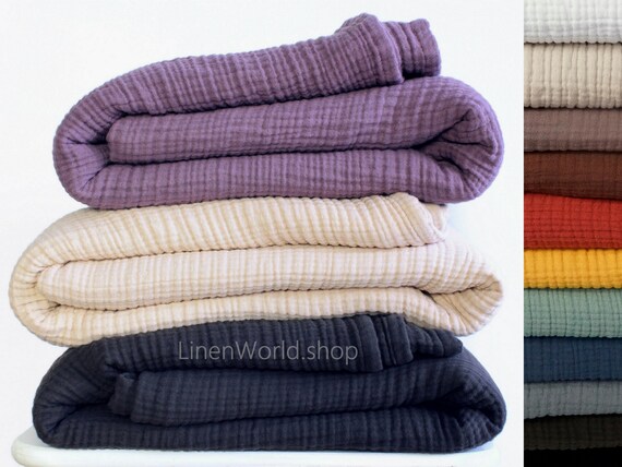 muslin queen blanket