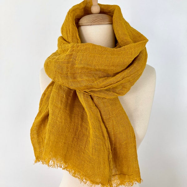 Yellow Scarf Etsy