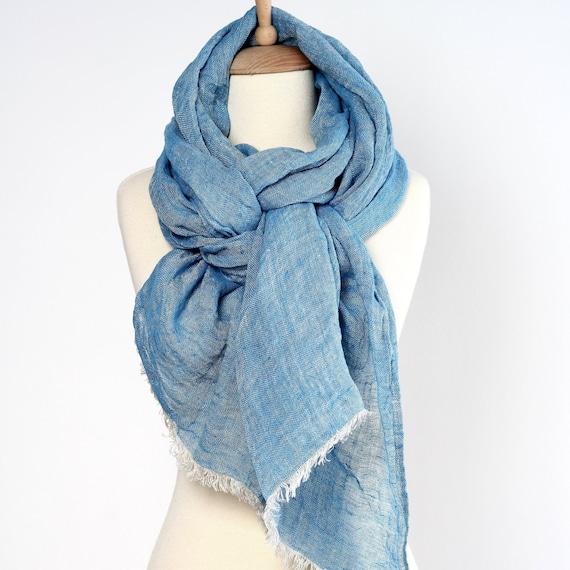 Buy Tie Dye Check Navy Blue Square Scarf Online Navy