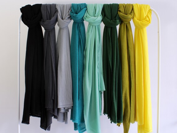 Cashmere Scarf Soft Lightweight Cashmere Scarf Women's Cashmere Scarf Men's Cashmere  Scarf Plain Color Cashmere Wool Shawls - Etsy