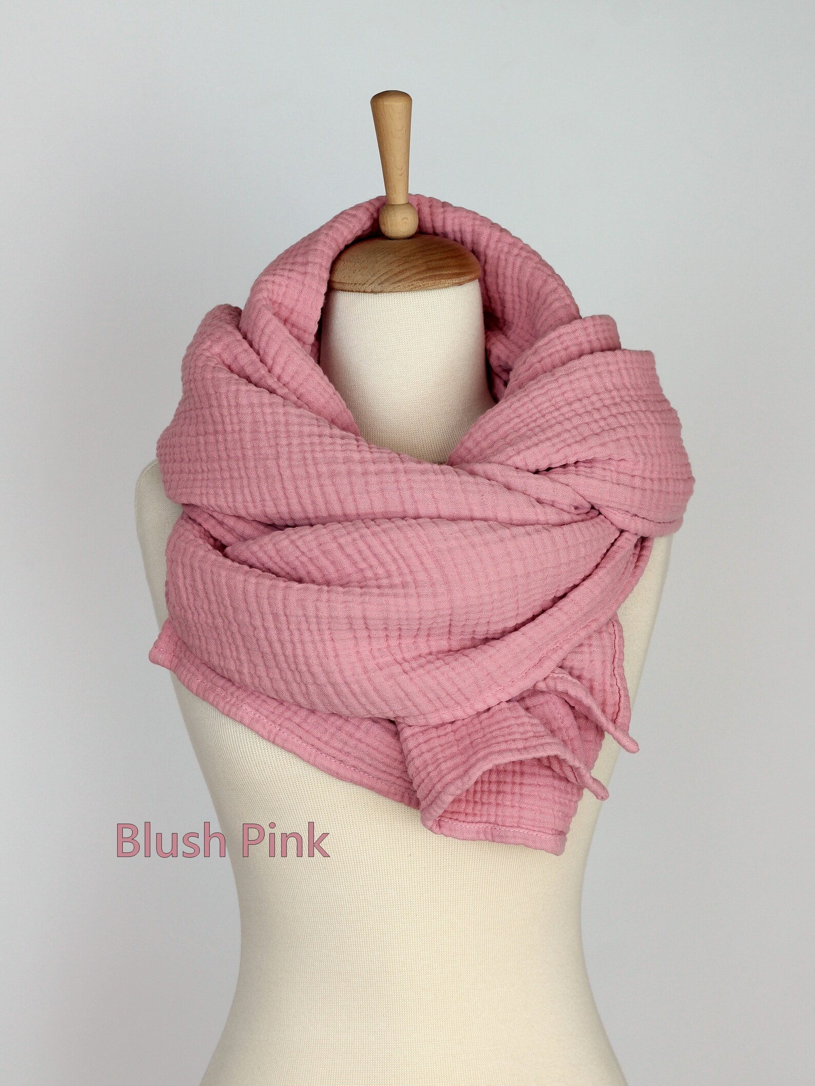Soft Muslin Scarf Double Gauze Cotton Scarf for Women Etsy