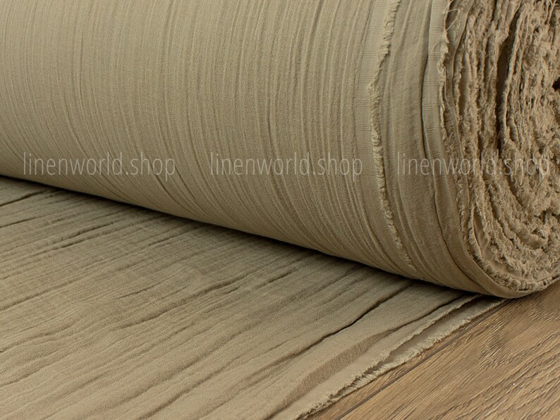 Double Gauze Cotton Fabric Crinkle Gauze Fabric by Half Yard Etsy