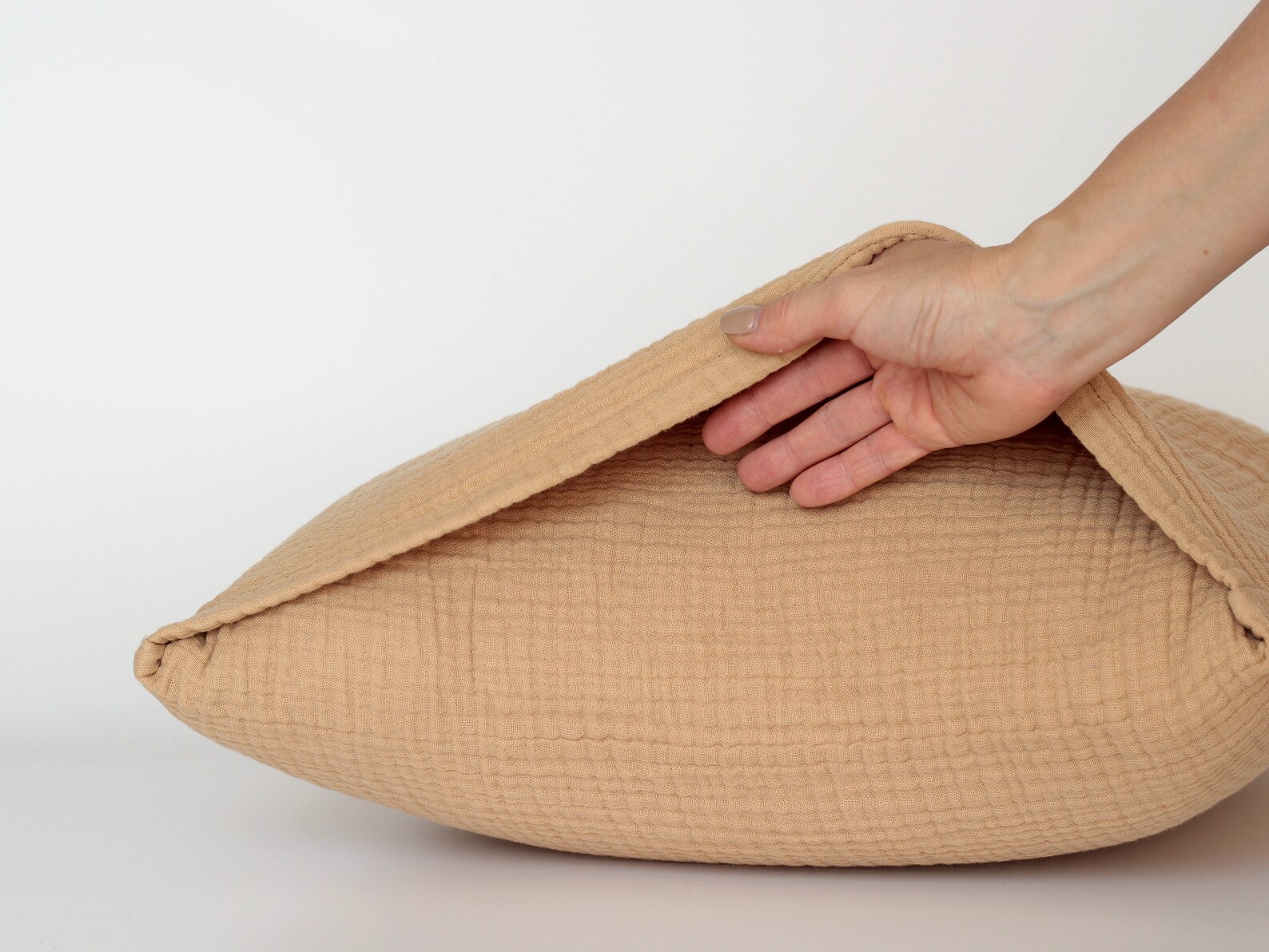 Muslin Gauze Pillow Case Organic Cotton Double Gauze Pillow Etsy