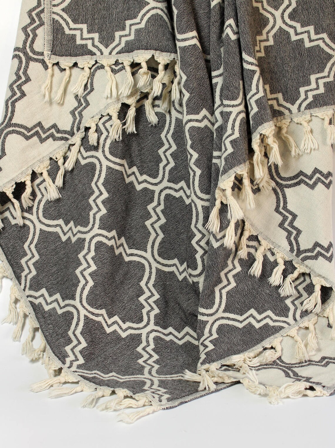 Wool Throw Blanket Soft Merino Wool Couch Throw Oriental Etsy