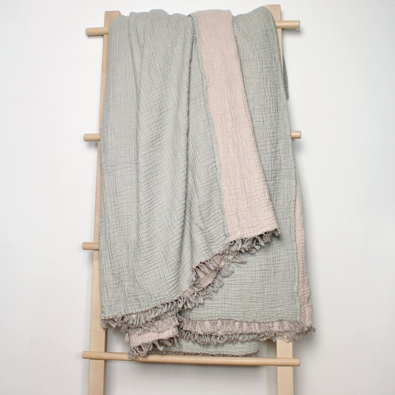 Cotton Gauze Blanket Adult Double Gauze Queen Blanket Etsy