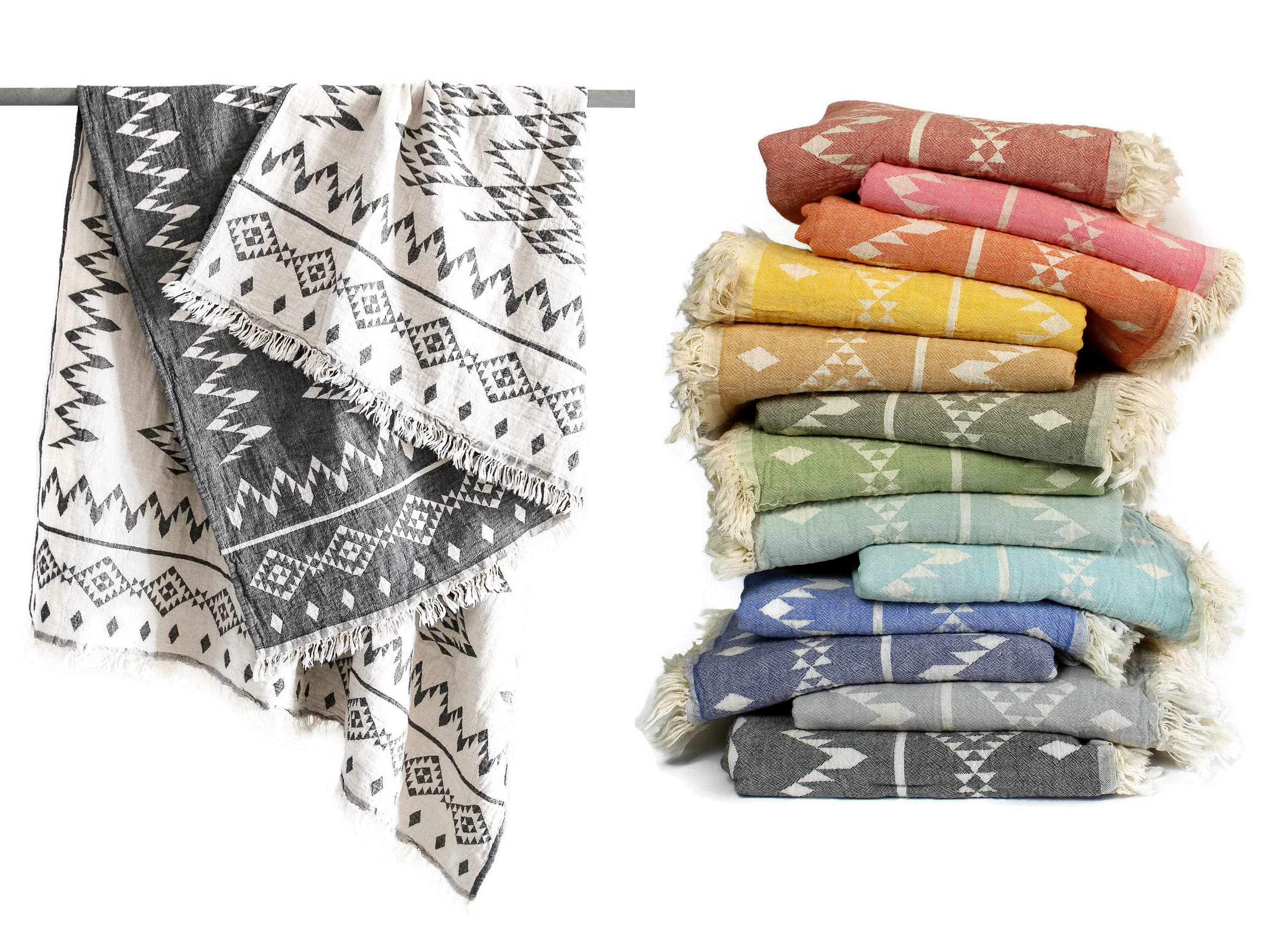 Navajo Throw Blanket Aztec Picnic Blanket Bohemian Throw Etsy