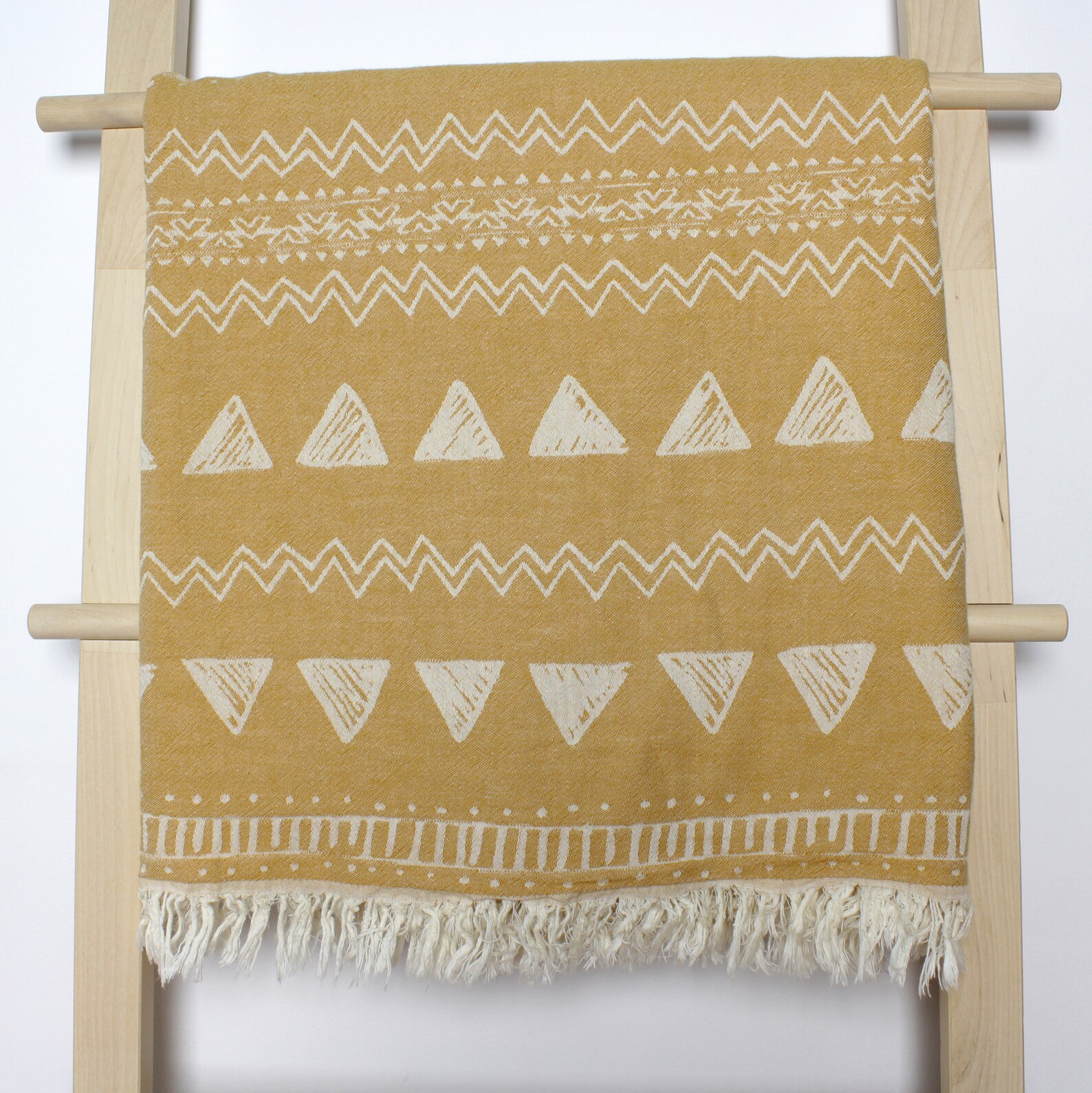 Mustard Throw Blanket Couch Throw Blanket Geometric Etsy Australia