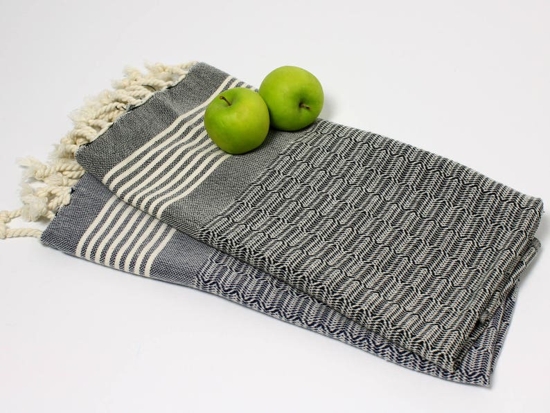 Organic Tea Towels Woven Cotton Kitchen Towel / Dish Towel / Etsy