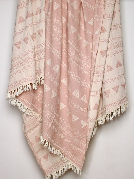 Rose Throw Blanket Dusty Pink Blanket Geometric Ornaments Etsy Impressive Pale Pink Throw Blanket Rose Throw Blanket Dusty Pink Blanket Geometric Ornaments Etsy Impressive Pale Pink Throw Blanket