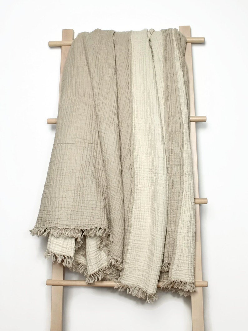 Cotton Gauze Blanket Adult Double Gauze Queen Blanket Etsy