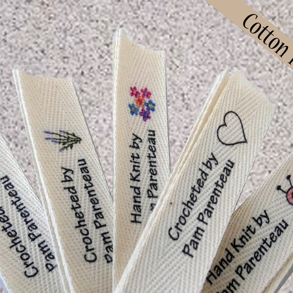 Fabric Labels for Handmade Items Etsy