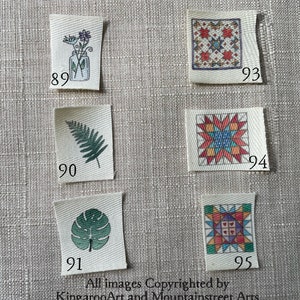 Quilting Labels-New Designs-Large size-1.5 x 3.5 image 3