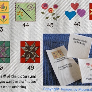 Large Quilting Foldable labels image 1