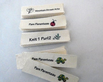 Labels to sew into clothing for kids, uniforms, nursing home, assisted living and daycare.