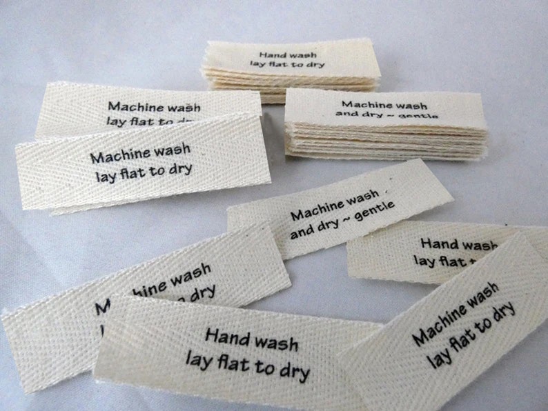 Care Labels for your handmade garments image 1