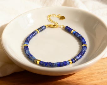Lapis Lazuli Healing Bracelet - Ancient Wisdom Stone for Psychic Protection & Insight
