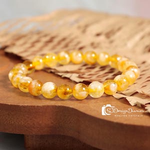 AAA+ armband citrien, trekt rijkdom en overvloed aan, genezende kristallen geschenken, gratis zakje, Thanksgiving-cadeau