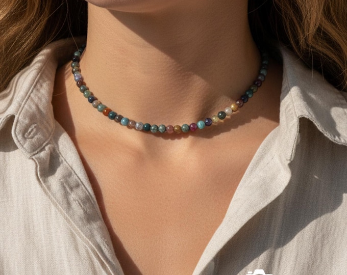Gemstone Choker&Necklace