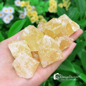 5PCS Raw Citrine Stone ,Raw Citrine Crystal ,Rough Citrine Stone, Yellow Citrine  Stones , Meditation Citrine Stone, Healing Crystal Gifts