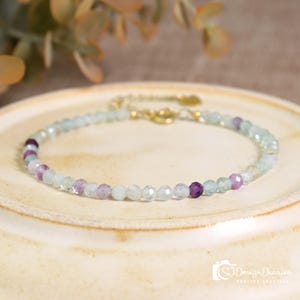3mm Rainbow Fluorite Beads: Natural Gemstone Jewelry Making Supplies