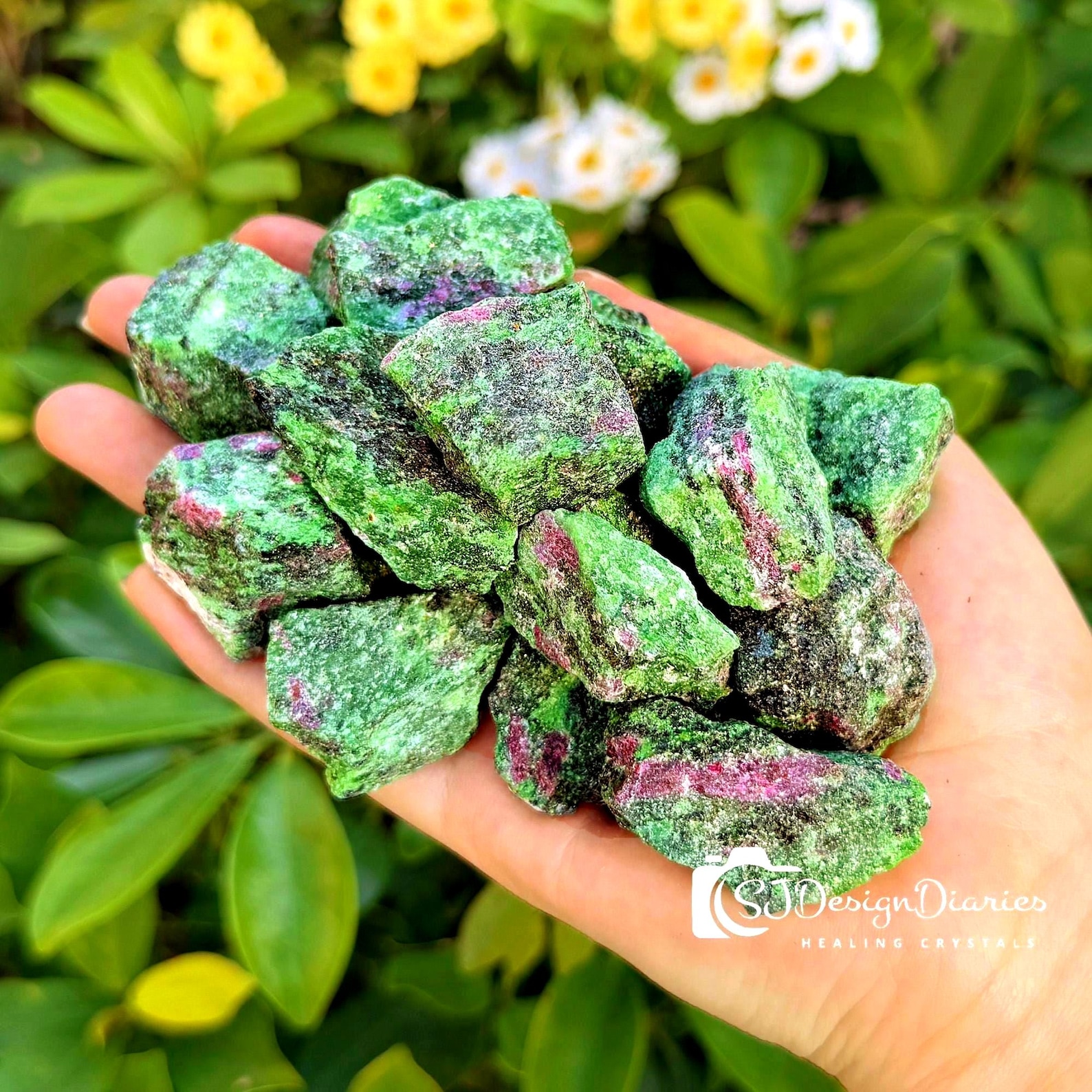 Raw Ruby Flo Rite AAA+ Raw Ruby in Zoisite , Rough Ruby Zoisite Stone, Ruby Fluorescent ...