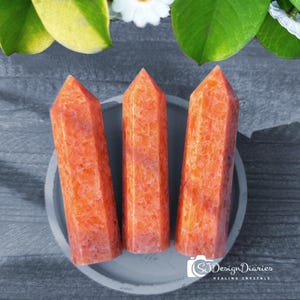 Wholesale Lot 1Lb, Sunstone Tower , Healing Crystal Gifts, Abundance & Confidence, Meditation Decor, Spiritual Gift, Solar Plexus Chakra