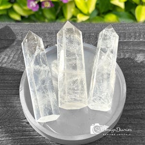 Wholesale Lot 1 lb Clear Quartz Tower , White Crystal Quartz Obelisk Wand, Healing Meditation Crystal Tower,Crown Chakra Gift
