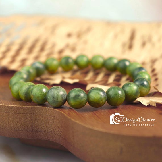 Jade Bracelet for Good Luck & Protection - Stone of Harmony, Abundance and Longevity