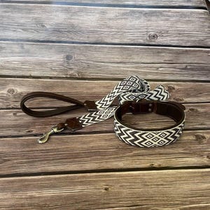 Custom Leather Dog Collar and Leash Set – Luxury Padded Gear for Small & Medium Breeds, Perfect French Bulldog Gift