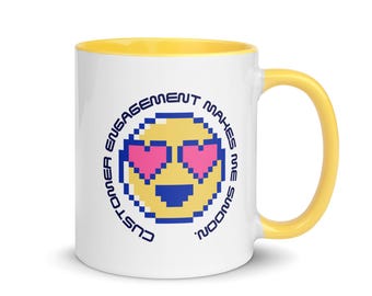 Customer engagement makes me swoon. | Social Media Manager Mug, Marketing Cup, Marketing Gift Ideas.
