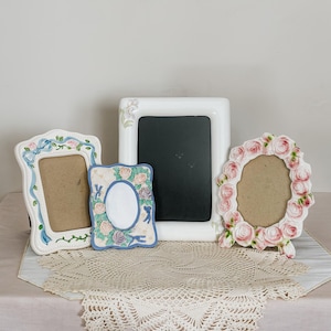 Vintage Ceramic Picture Frame - Etsy
