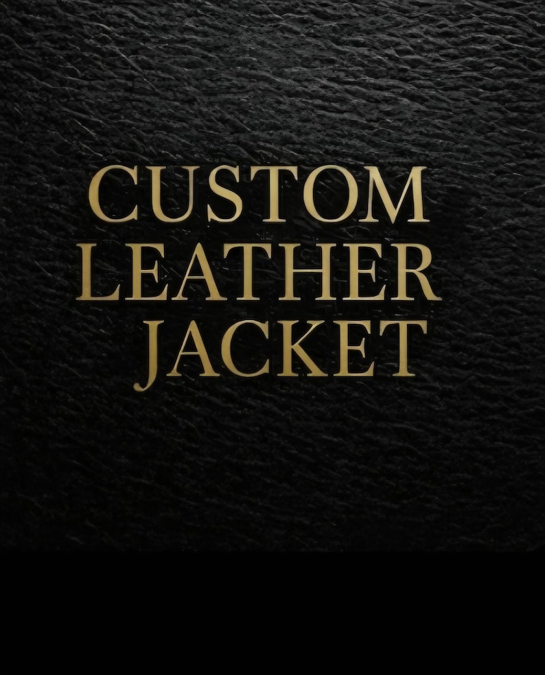 Custom handmade leather jacket made to order