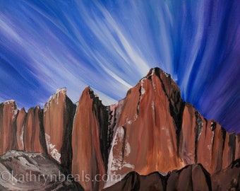 Photo Print- Mt. Whitney Landscape Painting - Sequoia