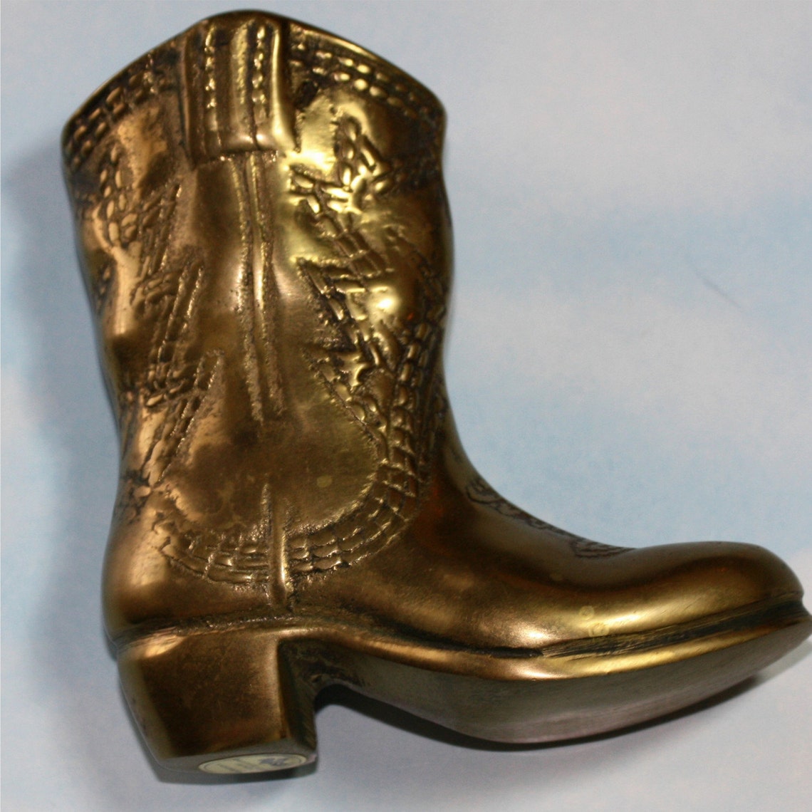 Brass Cowboy Boot Etsy