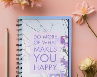 Inspirational Spiral Journal: Vibrant Lined Notebook for Writers